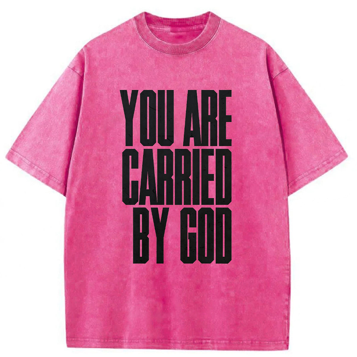 bbb YOU ARE CARRIED BY GOD Washed T-shirt
