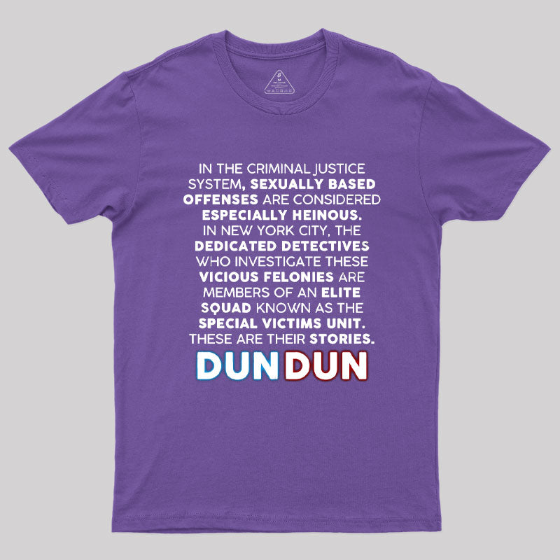 Law and Order SVU Opening Monologue  T-Shirt