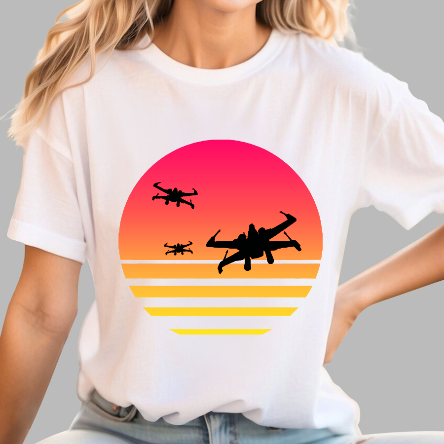Sunset X-Wing Starfighter y T-Shirt