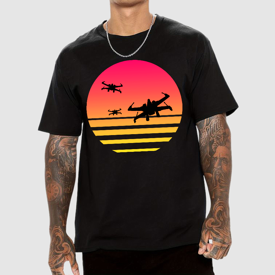 Sunset X-Wing Starfighter y T-Shirt