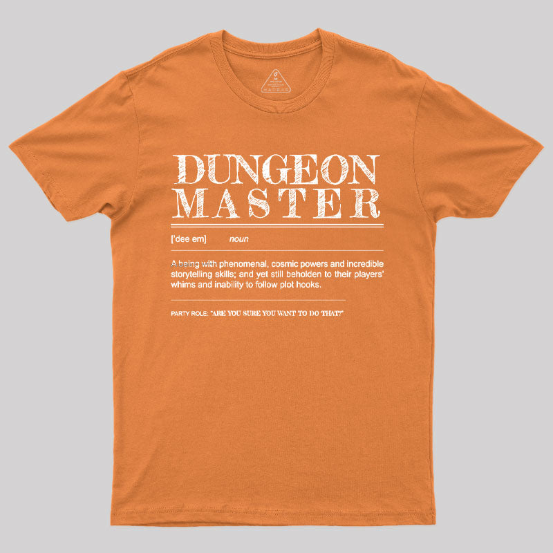 Dungeon Master Definition  T-Shirt