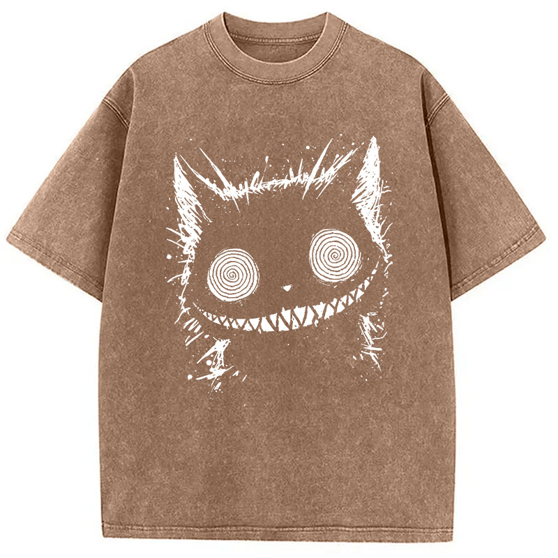 bbb Creepy Cheshire Cat Washed T-Shirt