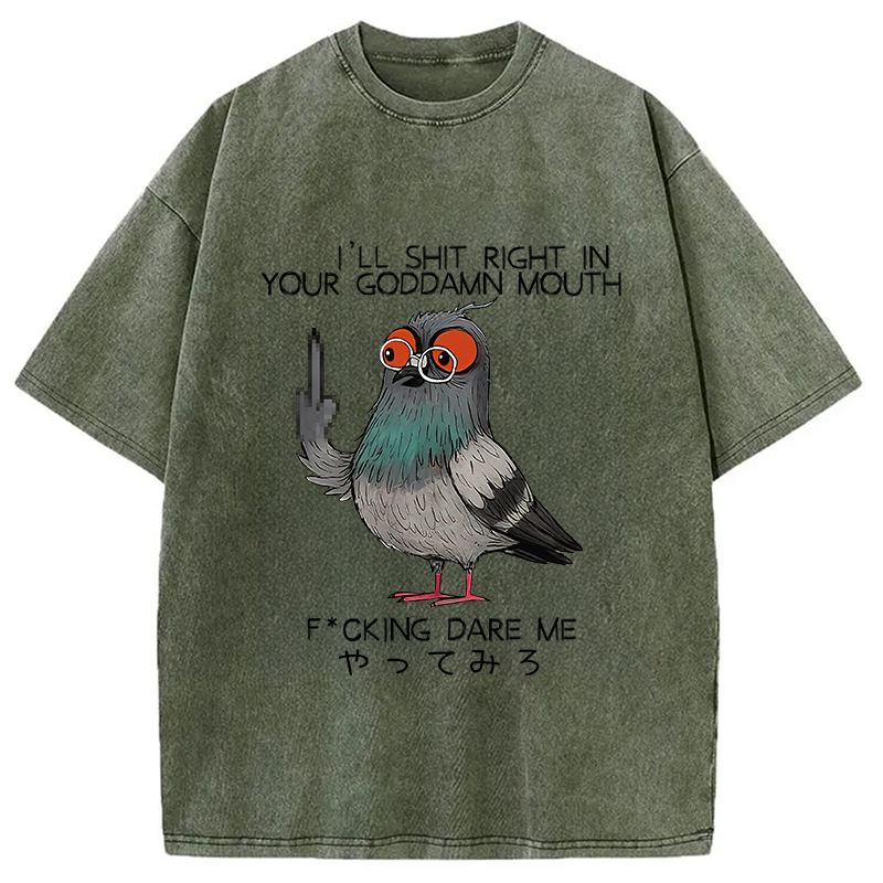 bbb Angry Pigeon Washed T-Shirt