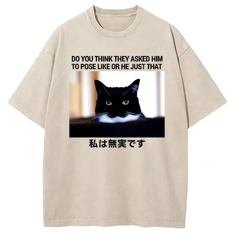 bbb Do You Think Washed T-Shirt
