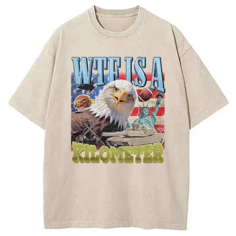 bbb Funny Eagle Meme Washed T-Shirt
