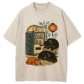 bbb Japanese Vending Machine Cat Washed T-Shirt