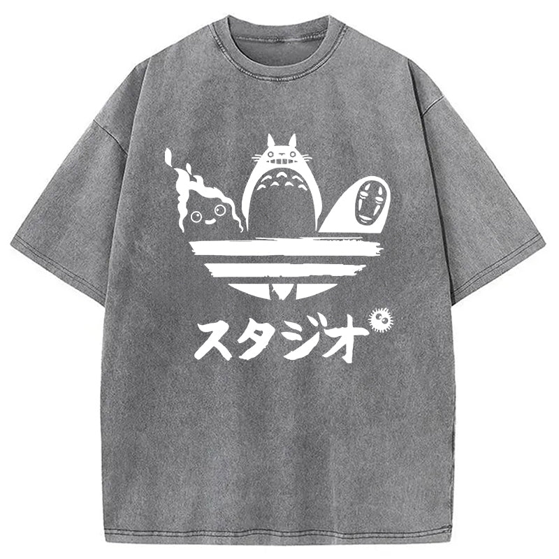 bbb Ghibli Vintage Japanese Washed T-Shirt
