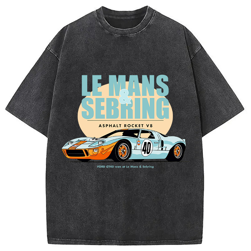 bbb Won At Le Mans & Sebring Washed T-Shirt