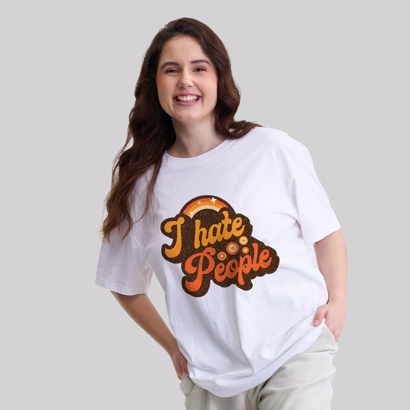 Vintage Hate People  T-Shirt