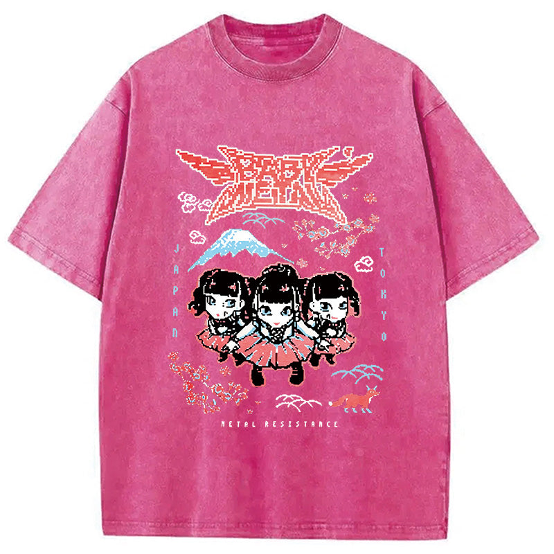 bbb Babymetal Tokyo Washed T-Shirt