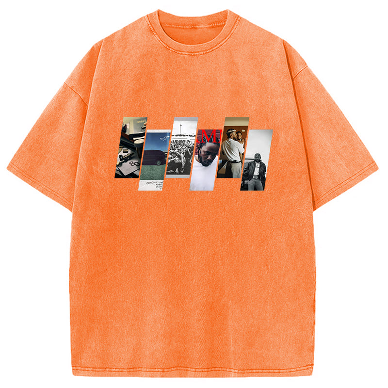 bbb Kendrick Lamar Albums Washed T-Shirt