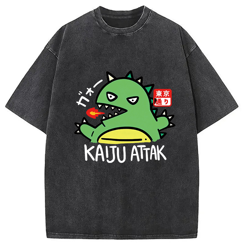 bbb Kaiju Attack Washed T-Shirt
