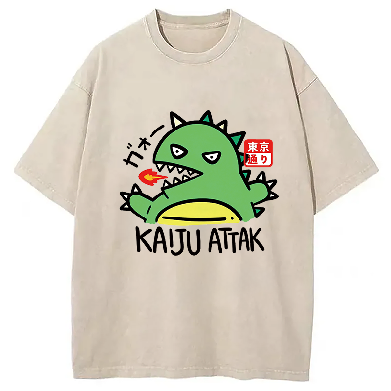 bbb Kaiju Attack Washed T-Shirt