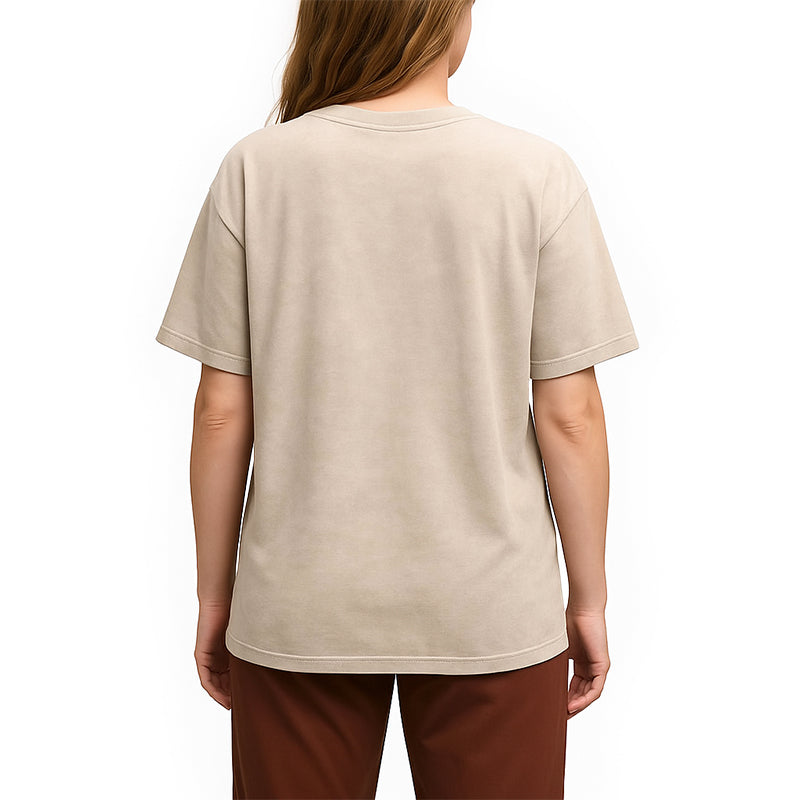bbb Geometric Eyes Printed Washed T-Shirt