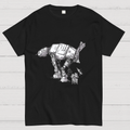 Imperial Walker Planet Battles  T-Shirt