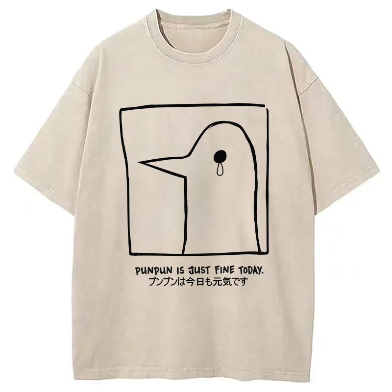 bbb Oyasumi Punpun Washed T-Shirt