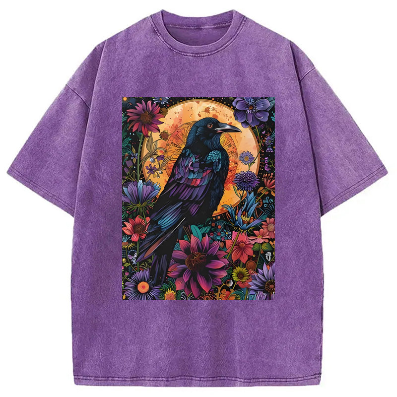 bbb Mandala Crow Washed T-Shirt