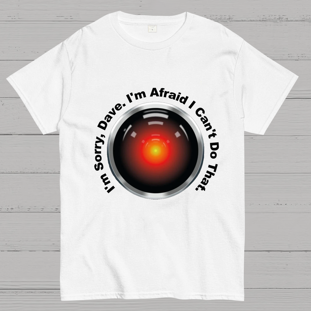 HAL "Sorry, Dave" Quote y T-Shirt
