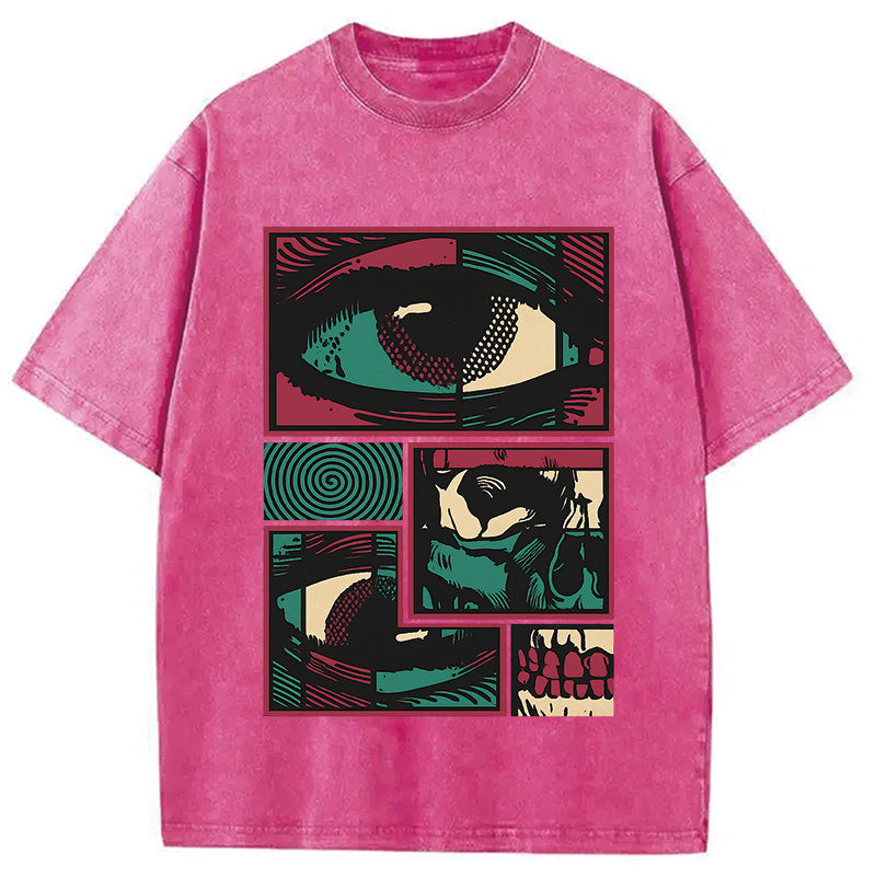 bbb Facial Fragments Washed T-Shirt