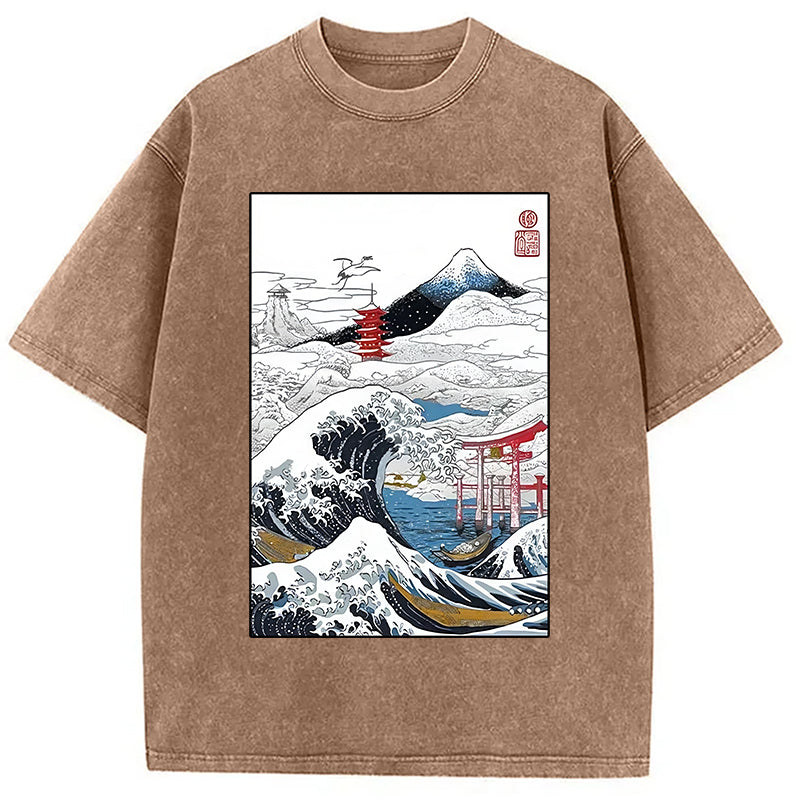 bbb Snowy Japan Washed T-Shirt