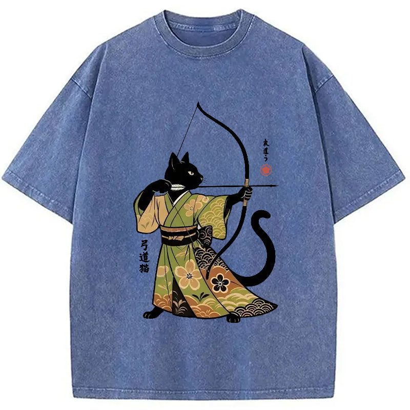 bbb Japan Cat Archery Washed T-Shirt
