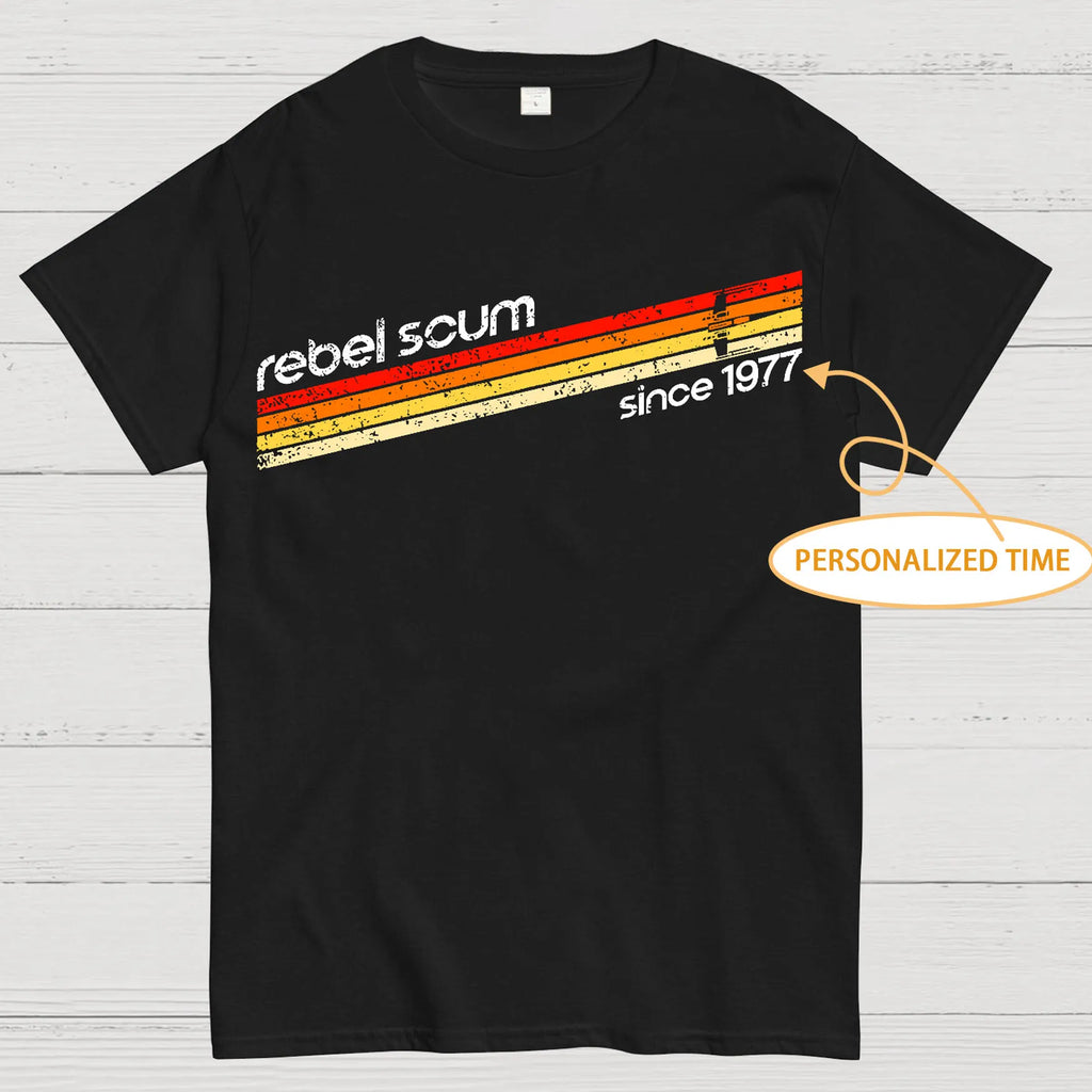 Personalized Rebel Scum 1977  T-Shirt