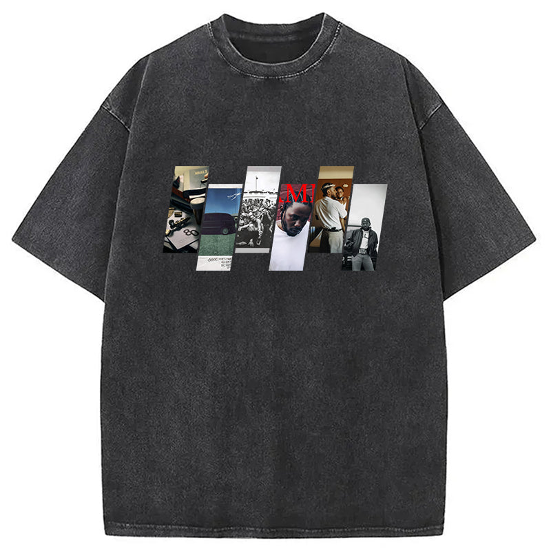 bbb Kendrick Lamar Albums Washed T-Shirt