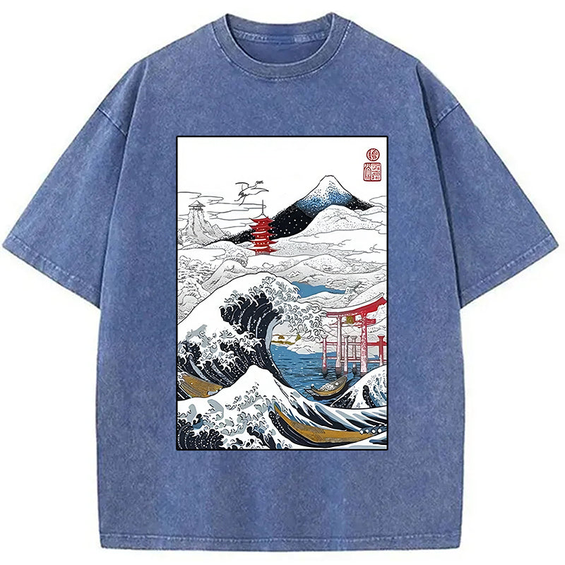 bbb Snowy Japan Washed T-Shirt