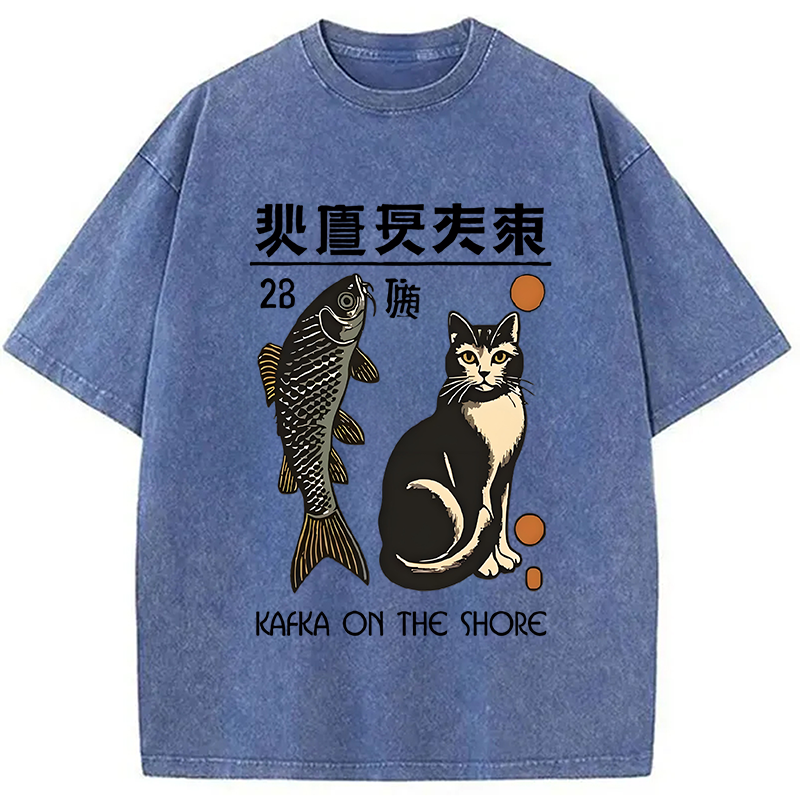 bbb Kafka On The Shore Washed T-Shirt