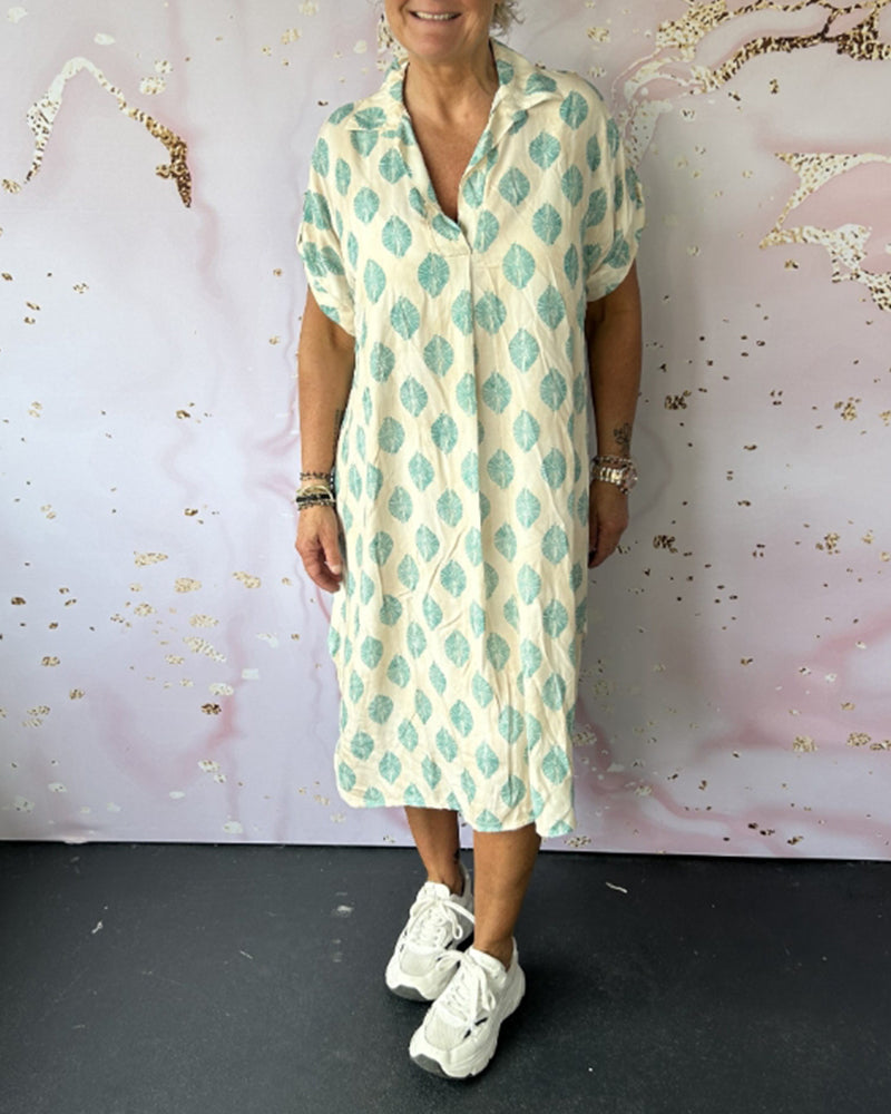 Plus Size Women's Summer Dress, Airy Loose Fit with Breathable Fabric, Available in Natural Colors S to 3XL