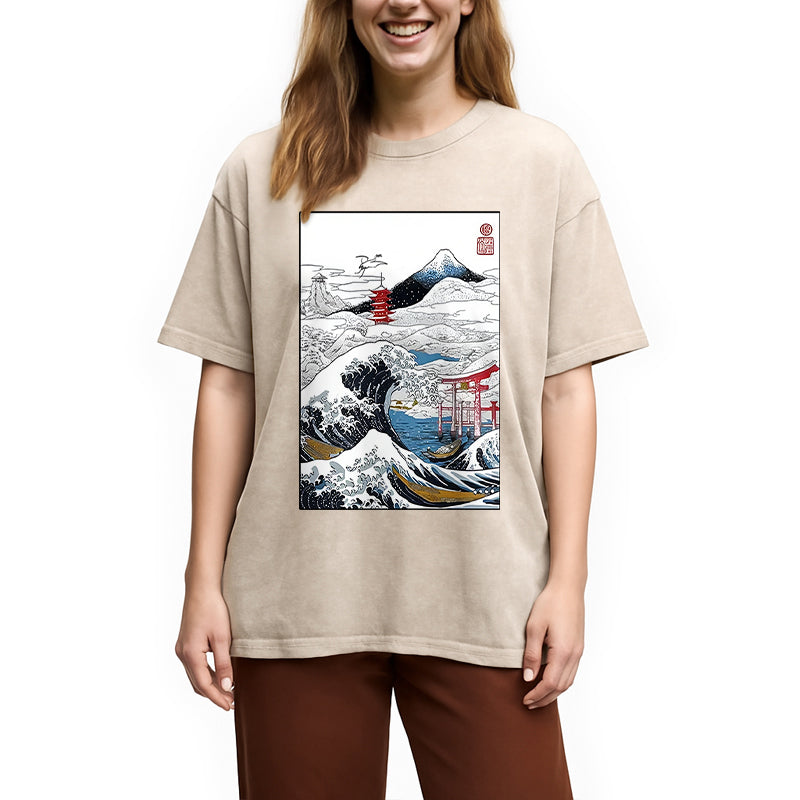 bbb Snowy Japan Washed T-Shirt