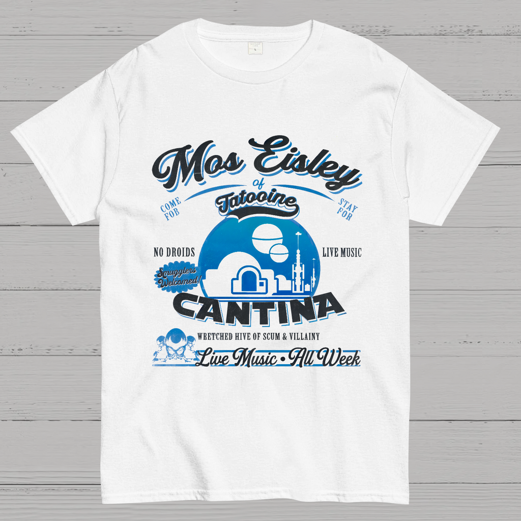 Mos Eisley Star Cantina Tatooine Graphic Print T-Shirt