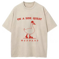 bbb On a Side Quest Goose Washed T-Shirt