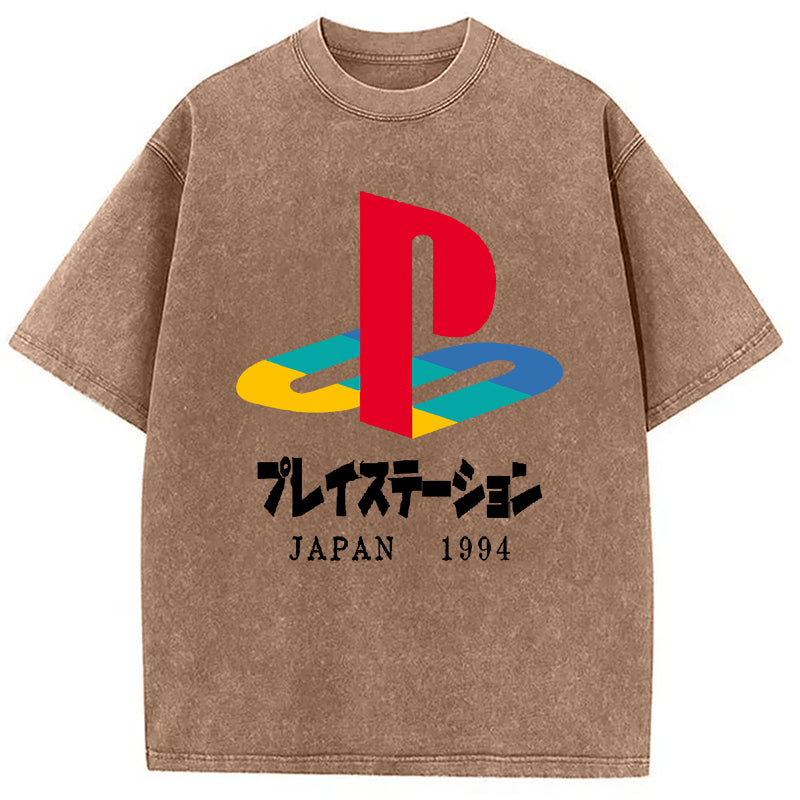 bbb Sony Playstation Japanese Washed T-Shirt