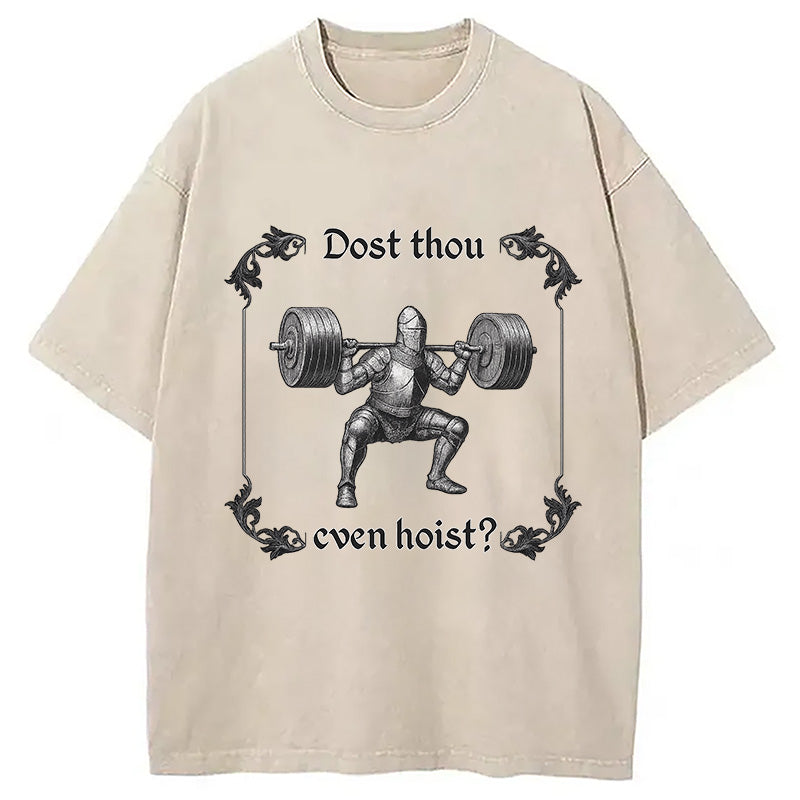 bbb Dost Thou Even Hoist Washed T-Shirt