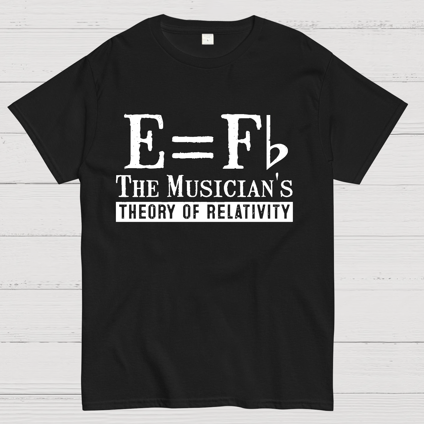 E Equals F Flat Theory of Relativity  T-Shirt