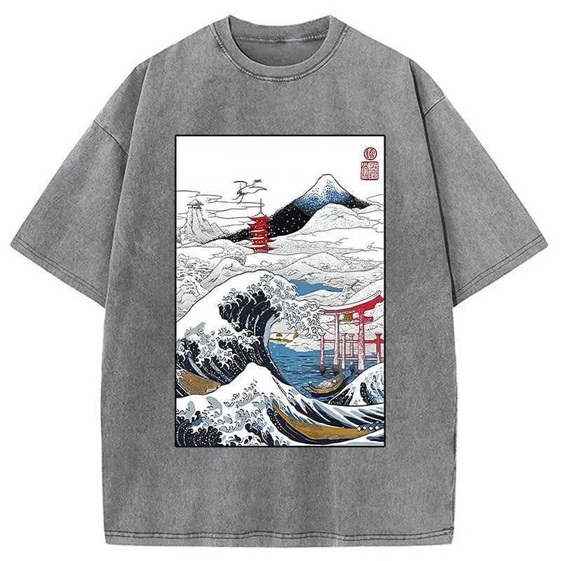 bbb Snowy Japan Washed T-Shirt