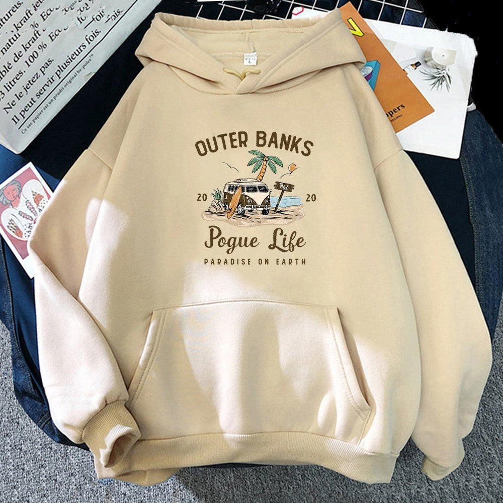 Oversized Cozy Unisex Hoodie - Pullover, Polyester, Casual