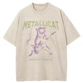 bbb Funny Guitar Cat Washed T-shirt