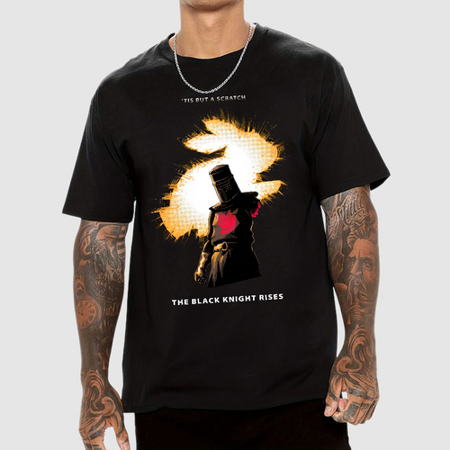 Black Knight vs. Bunny. one will fall.  T-Shirt