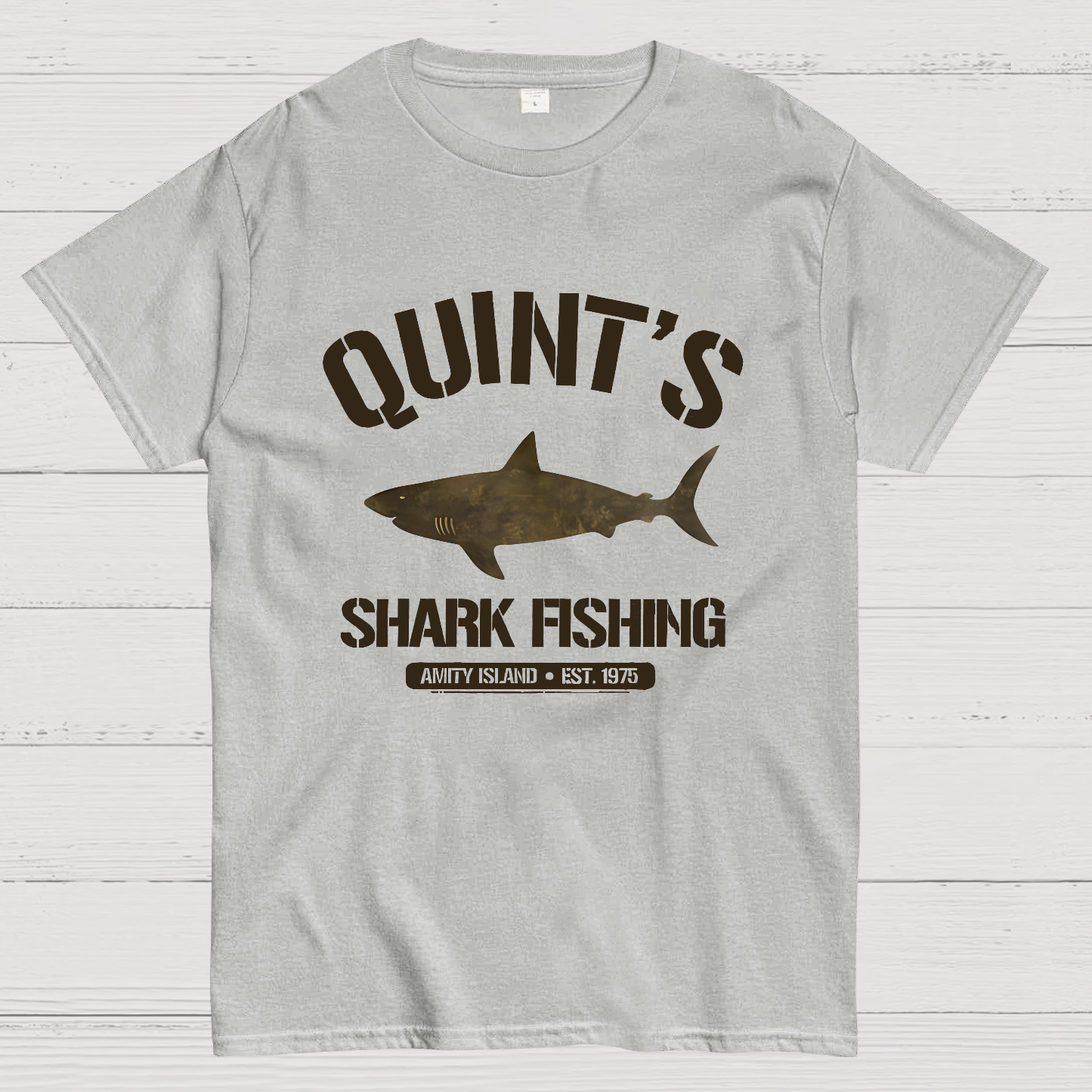 Quint's Shark Fishing Jaws Retro y T-Shirt