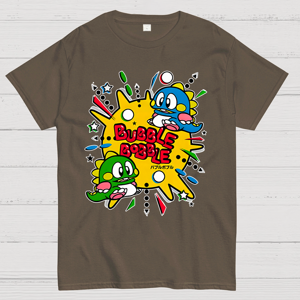 Bubble Bobble Retro Game  T-Shirt