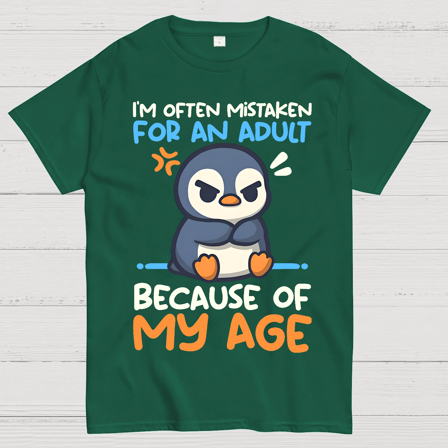 Penguin often mistaken for an adult  T-Shirt