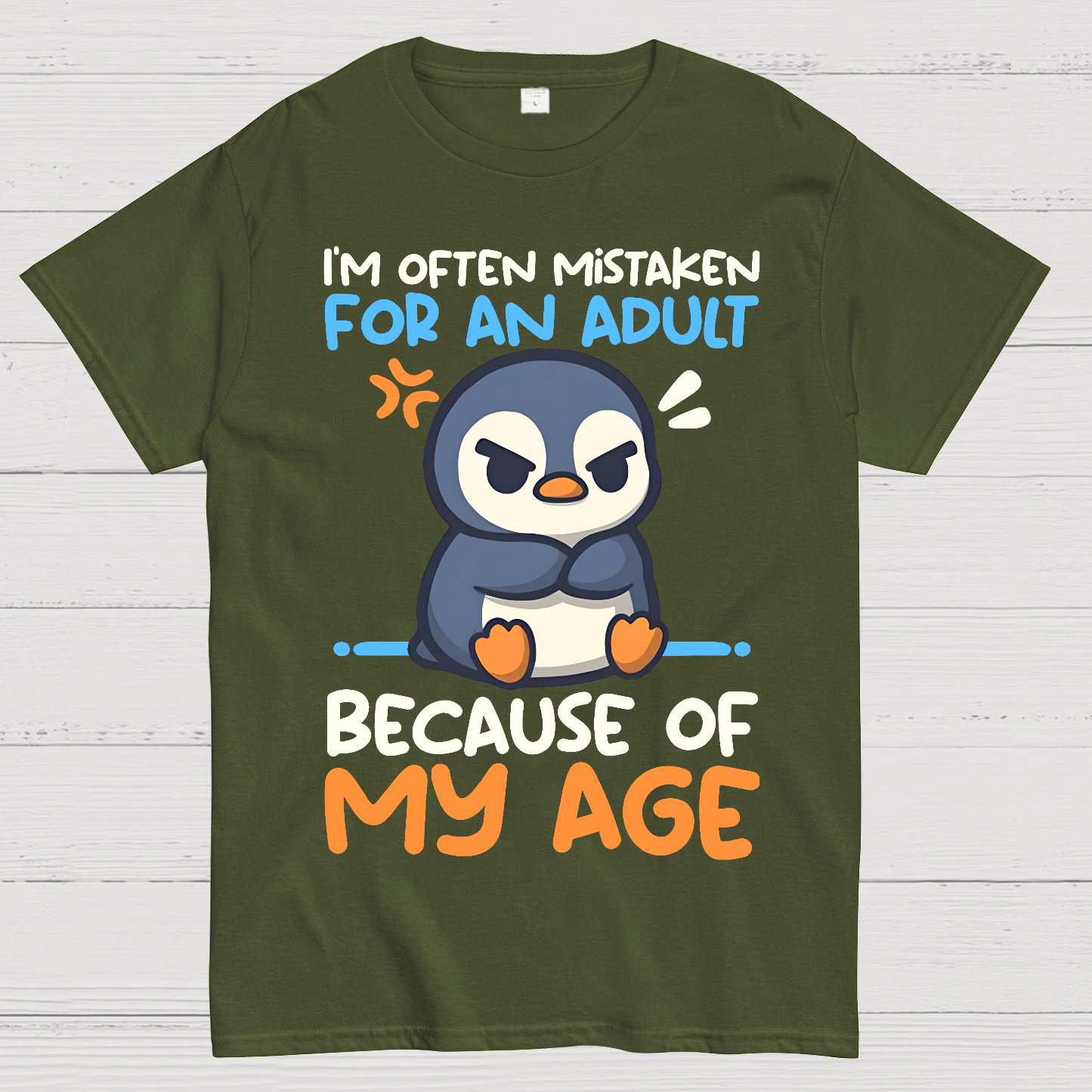 Penguin often mistaken for an adult  T-Shirt