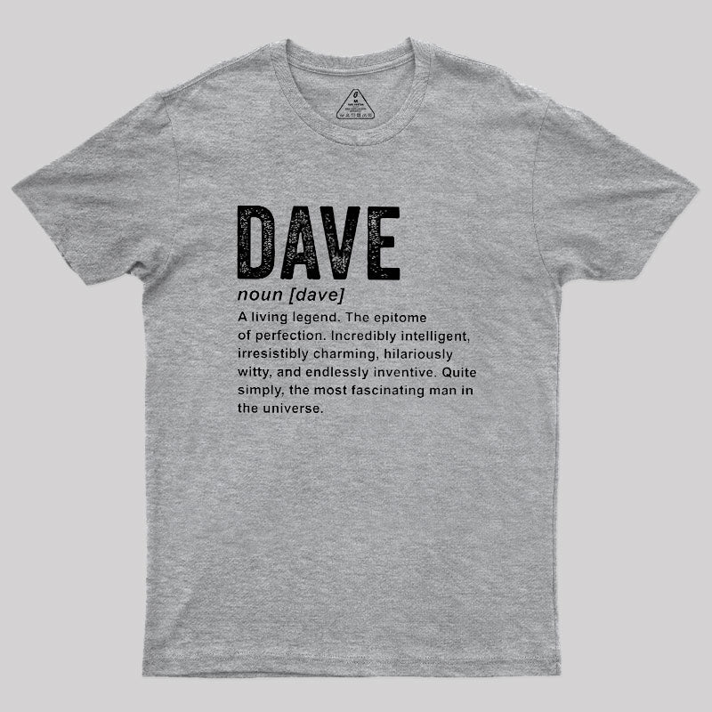 Dave Definition Funny Dave  T-Shirt