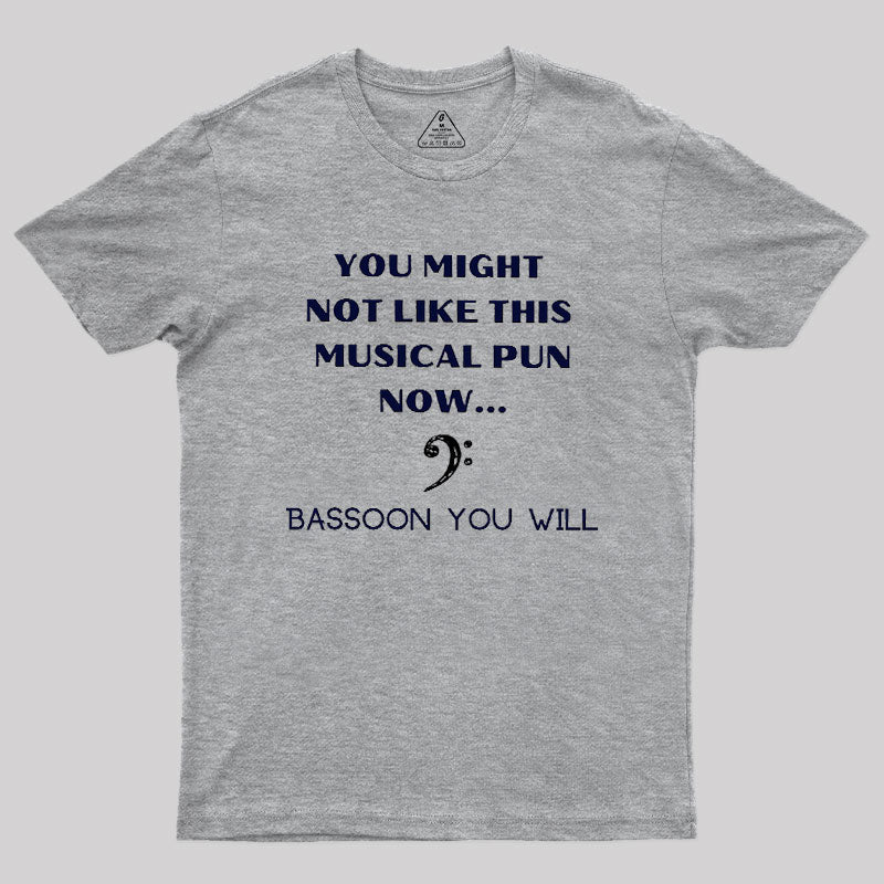 Funny Bassoon Music Pun  T-Shirt