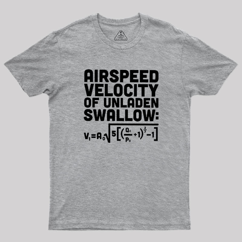Airspeed Velocity of an Unladen Swallow  T-Shirt