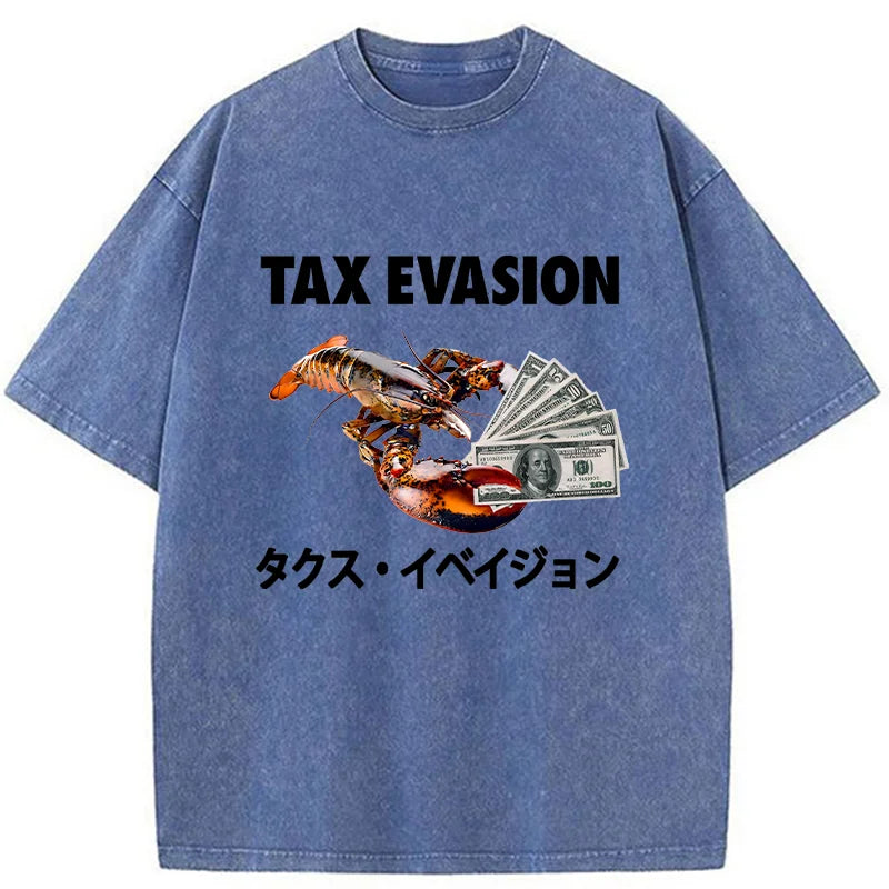 bbb Tux Evasion Funny Washed T-Shirt