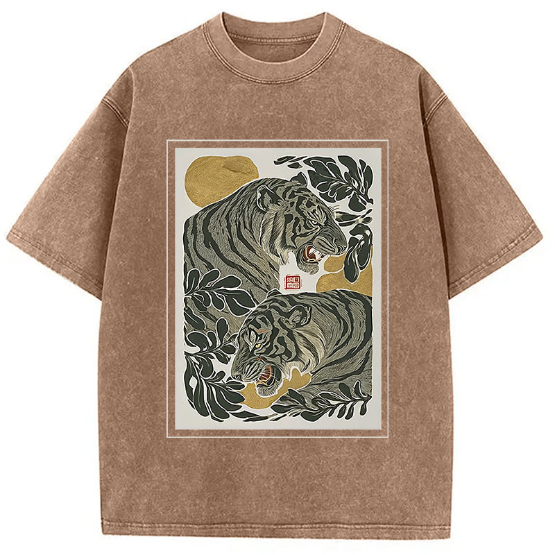 bbb Woodcut Tiger Washed T-Shirt