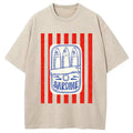 bbb Les Sardines Red Stripes Fisherman Washed T-Shirt
